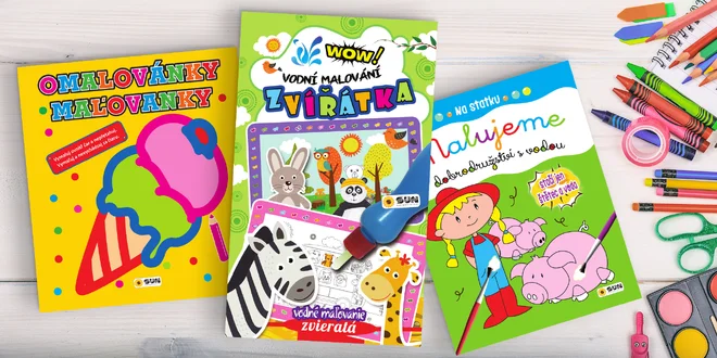 Zábava pro děti: omalovánky i tajný deník