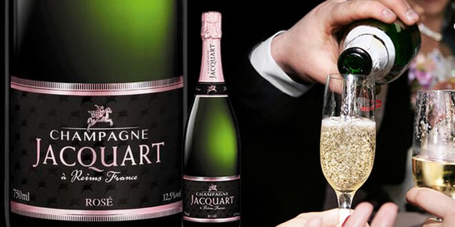 Luxusní šampaňské Jacquart Rosé Brut