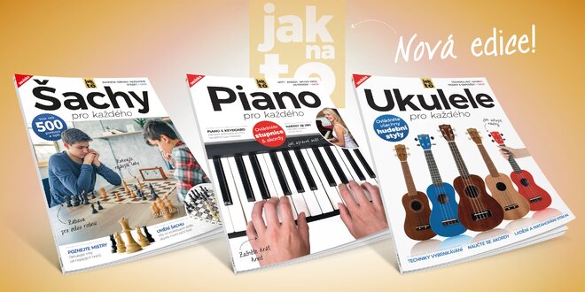 Knihy Jak na to: šachy, piano a ukulele