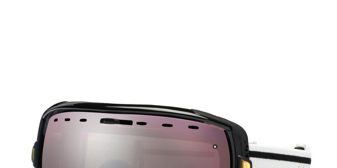 Černé lyžařské brýle Smith se zrcadlovým efektem