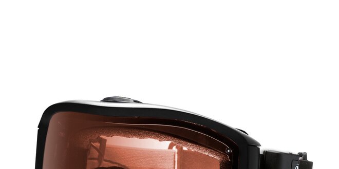 Černé robustní lyžařské brýle Smith
