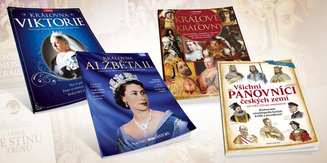 Knihy o historii: Králové & královny i čeští panovníci