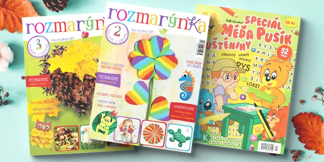 Roční předplatné časopisu Rozmarýnka: tvoření s dětmi