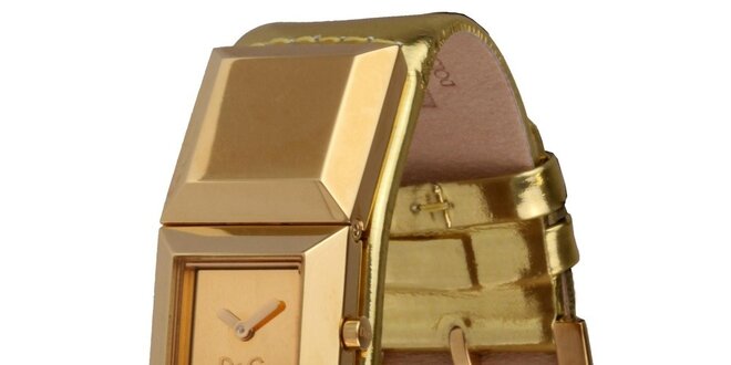 Dámské zlaté náramkové hodinky Dolce&Gabbana