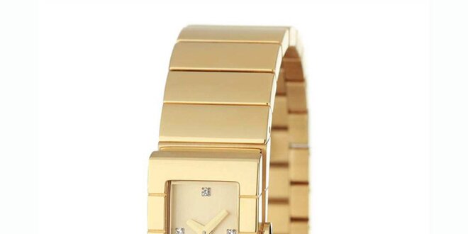Dámské ocelové náramkové hodinky Dolce & Gabbana zlaté