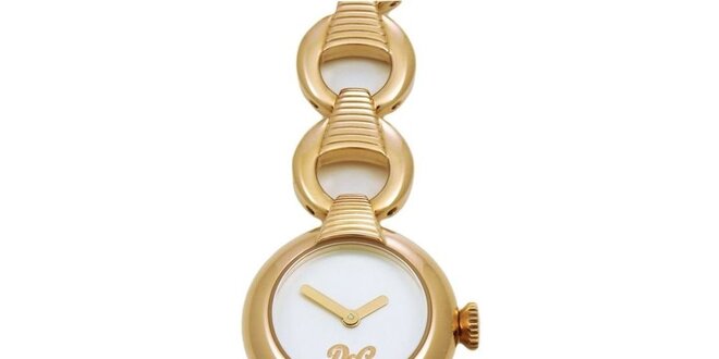 Dámské ocelové náramkové hodinky Dolce & Gabbana ve zlaté barvě