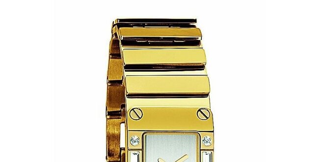 Dámské ocelové náramkové hodinky v barvě zlata Dolce & Gabbana