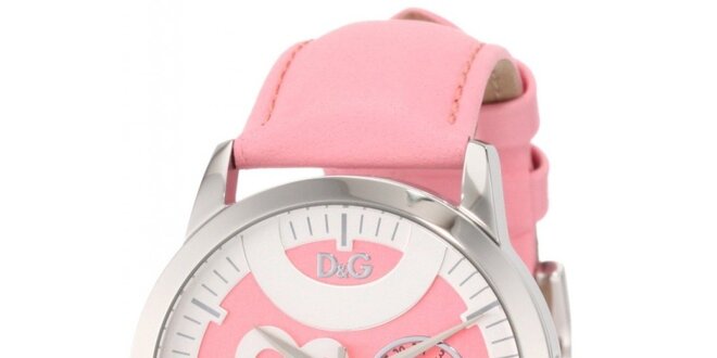 Dámské růžové hodinky Dolce & Gabbana