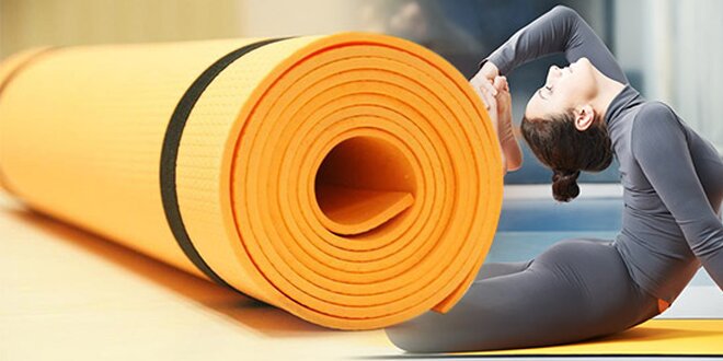 Pěnová podložka na cvičení jógy i pilates