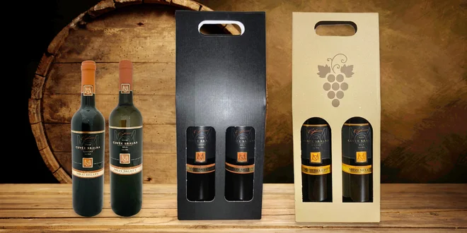 Dárkové balení vín Skalka: červené a bílé cuvée