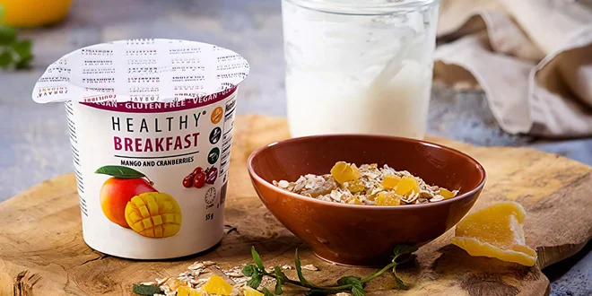 Hotové směsi snídaní a svačin: müsli, rýže