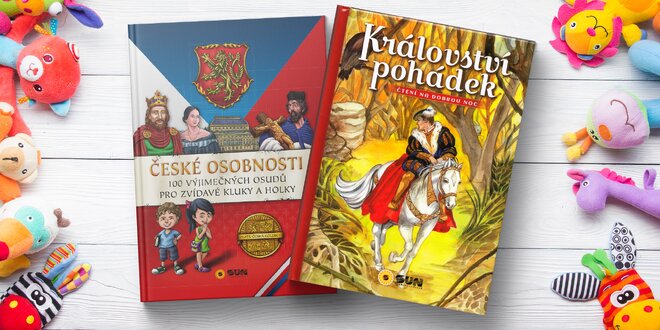 Knihy pro zvídavé děti i klasické české pohádky