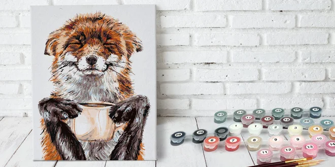 Malování podle čísel: květiny, zvířátka i Malý princ