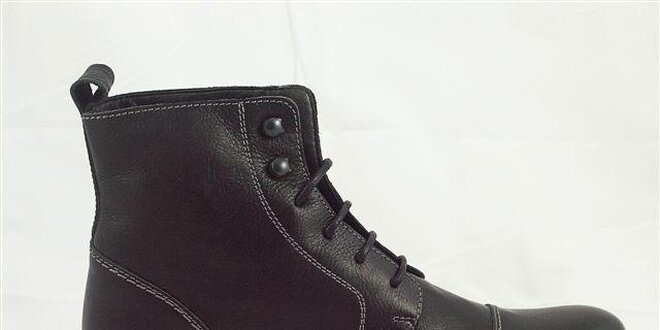 Pánské černé kotníčkové boty Tom Tailor