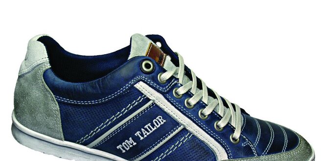 Pánské modro-šedé tenisky Tom Tailor
