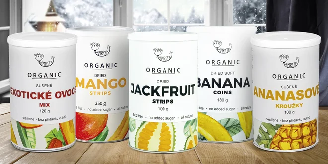 Bio sušené ovoce ze Srí Lanky: banán, ananas i mango