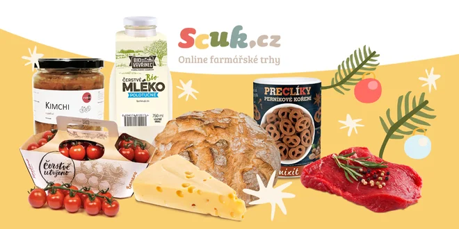 Dárkový poukaz na Scuk.cz: online farmářské tržiště