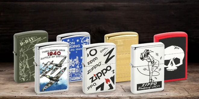 Benzínové zapalovače Zippo v designovém kabátku