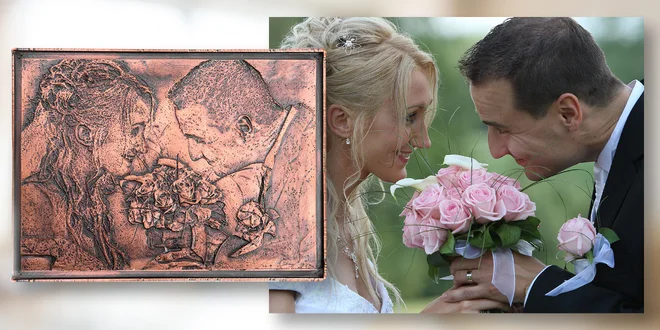 Vaše fotografie v 3D kovovém provedení
