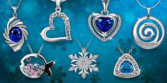 Náhrdelníky a náušnice s krystaly Swarovski a zirkony