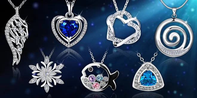 Náhrdelníky a náušnice s krystaly Swarovski a zirkony