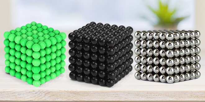 Neocube kostka k sestavení 2D a 3D objektů, 3 barvy