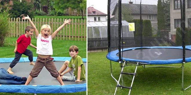 Trampolína CrazyJump s ochrannou sítí