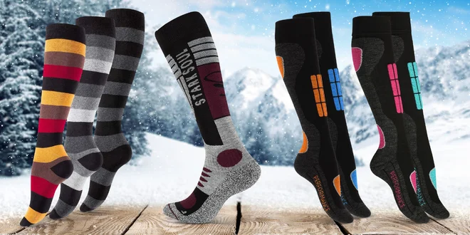 Podkolenky na lyže, snowboard i běžné nošení