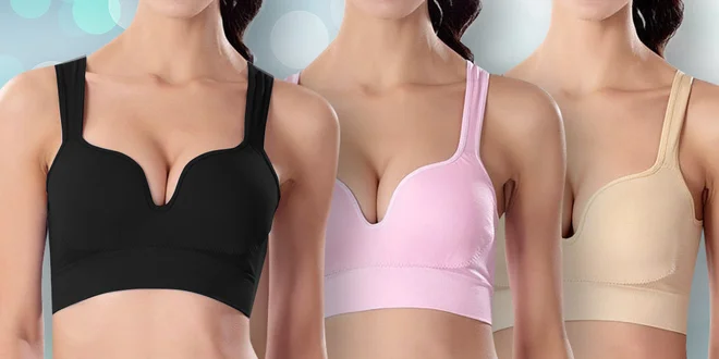 Bezešvé podprsenky s push-up efektem