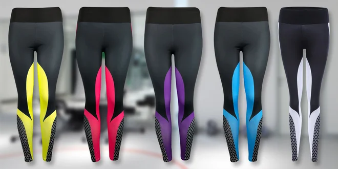 Sportovní legíny s 3D potiskem: 5 barevných variant