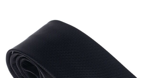Luxusní pánská  černá kravata Castellet Barcelona