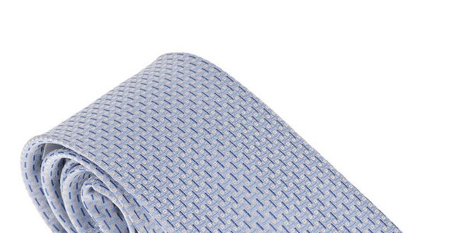 Luxusní světle modrá kravata Castellet Barcelona