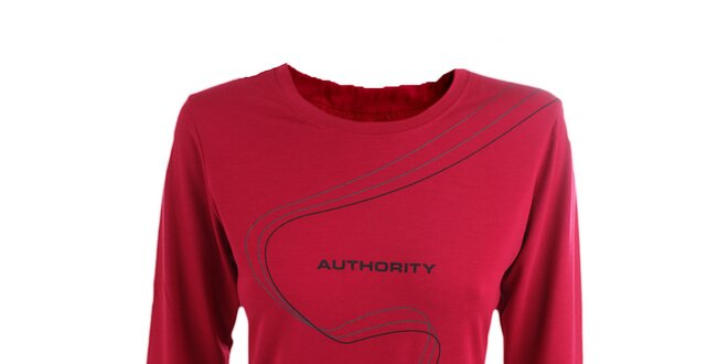 Dámské červené funkční tričko Authority