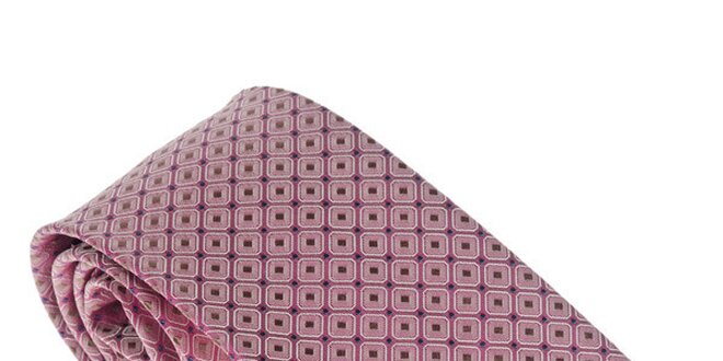 Luxusní světle fialová kravata Castellet Barcelona