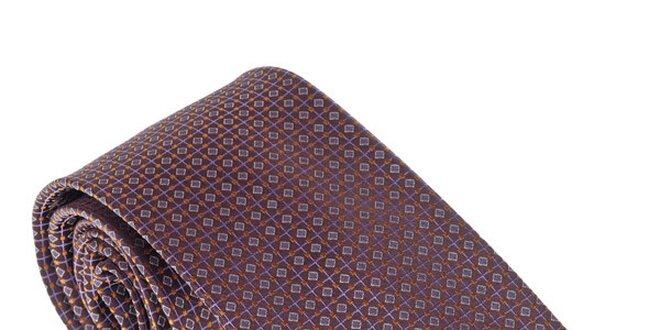Luxusní fialová kravata Castellet Barcelona