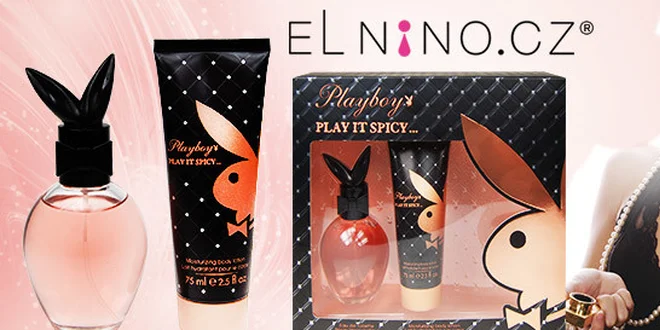 Toaletní voda a tělové mléko Playboy v dárkovém balení