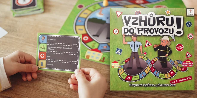 Desková hra Vzhůru do provozu! pro děti od 6 let