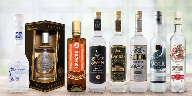 Vodky z Běloruska a Moldavska: čisté i s příchutí