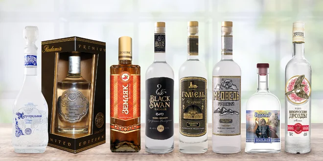 Kvalitní běloruské vodky: čisté i s příchutěmi