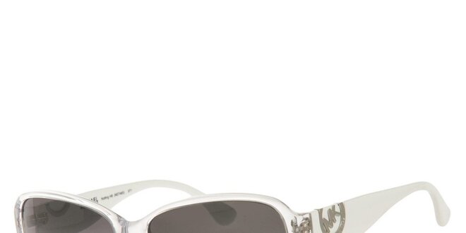 Dámské bílo-průhledné sluneční brýle Michael Kors