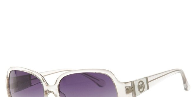 Dámské transparentní sluneční brýle Michael Kors s fialovými sklíčky