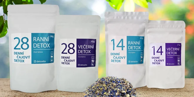 Čajová detoxikační kúra na 14 nebo 28 dní