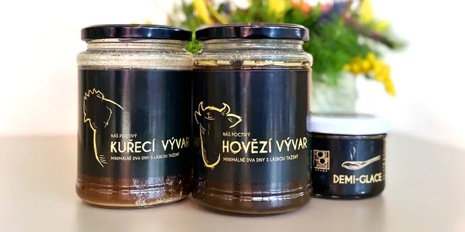 48 hodin tažené vývary a demi glace z 5* hotelu