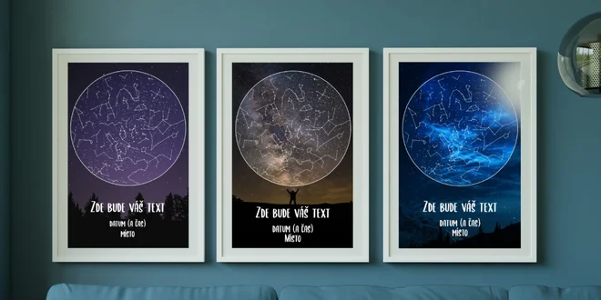 Hvězdná mapa vašeho životního okamžiku