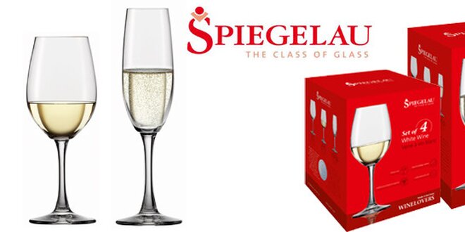 Luxusní sklenice na víno značky Spiegelau