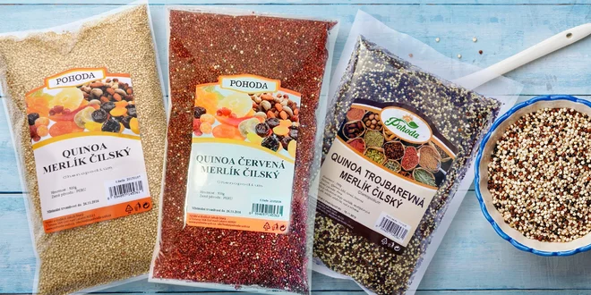 Quinoa a další balíčky zdraví, chutí a vůní