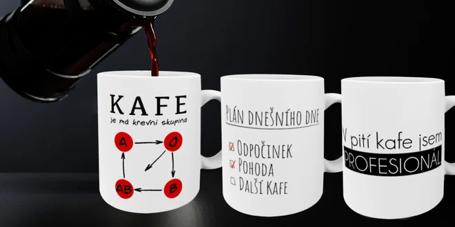 Hrnky na kafe s motivy, co vás nakopnou