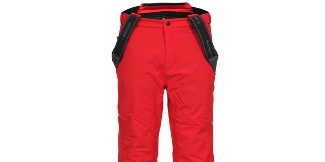 Pánské červené lyžařské kalhoty se šlemi Bergson