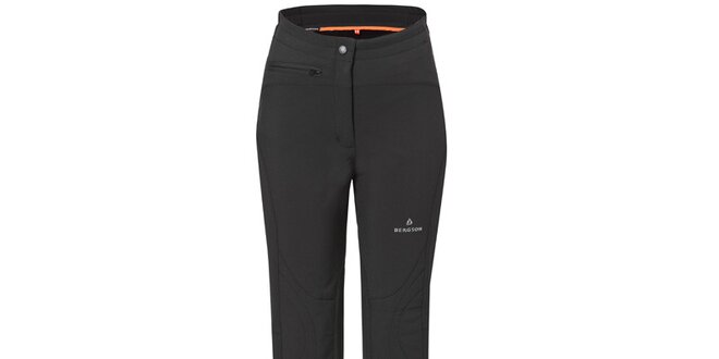 Dámské černé softshellové kalhoty Bergson