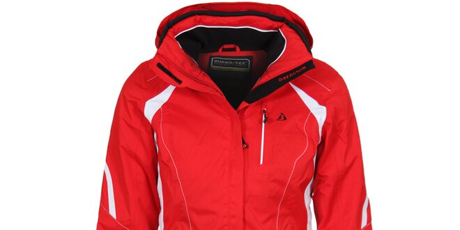 Dámská červená lyžařská bunda Bergson
